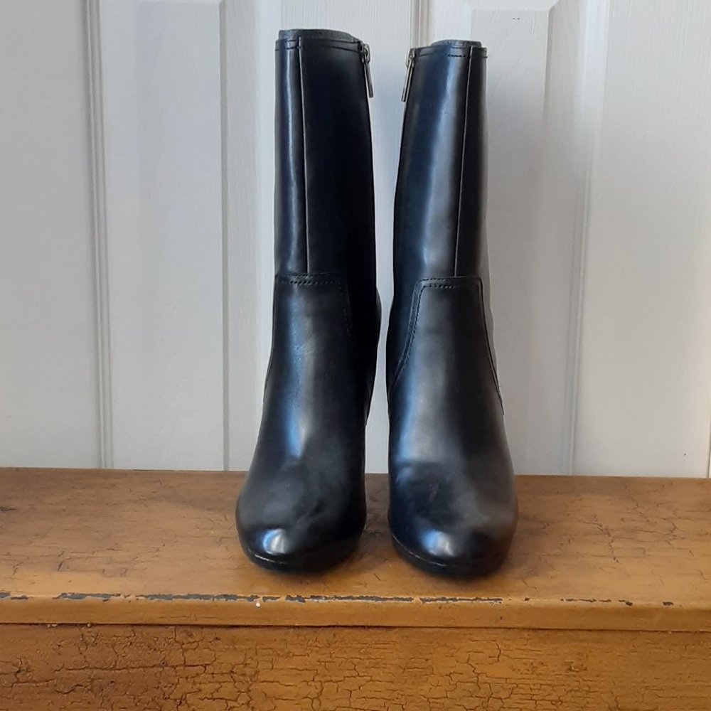 ANNE KLEIN Lionna Mid Calf High Heel Boots 10 M NWOT